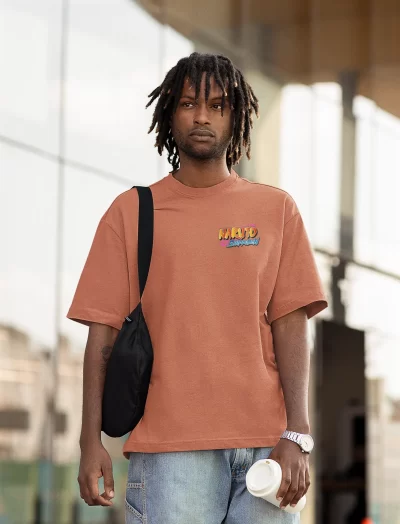 Naruto Coral Oversized T-Shirt