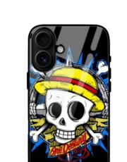 iPhone 16 Glass Back Case Anime Collection#2