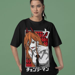 CHAINSAW MAN DEVIL ANIME OVERSIZED T-SHIRT