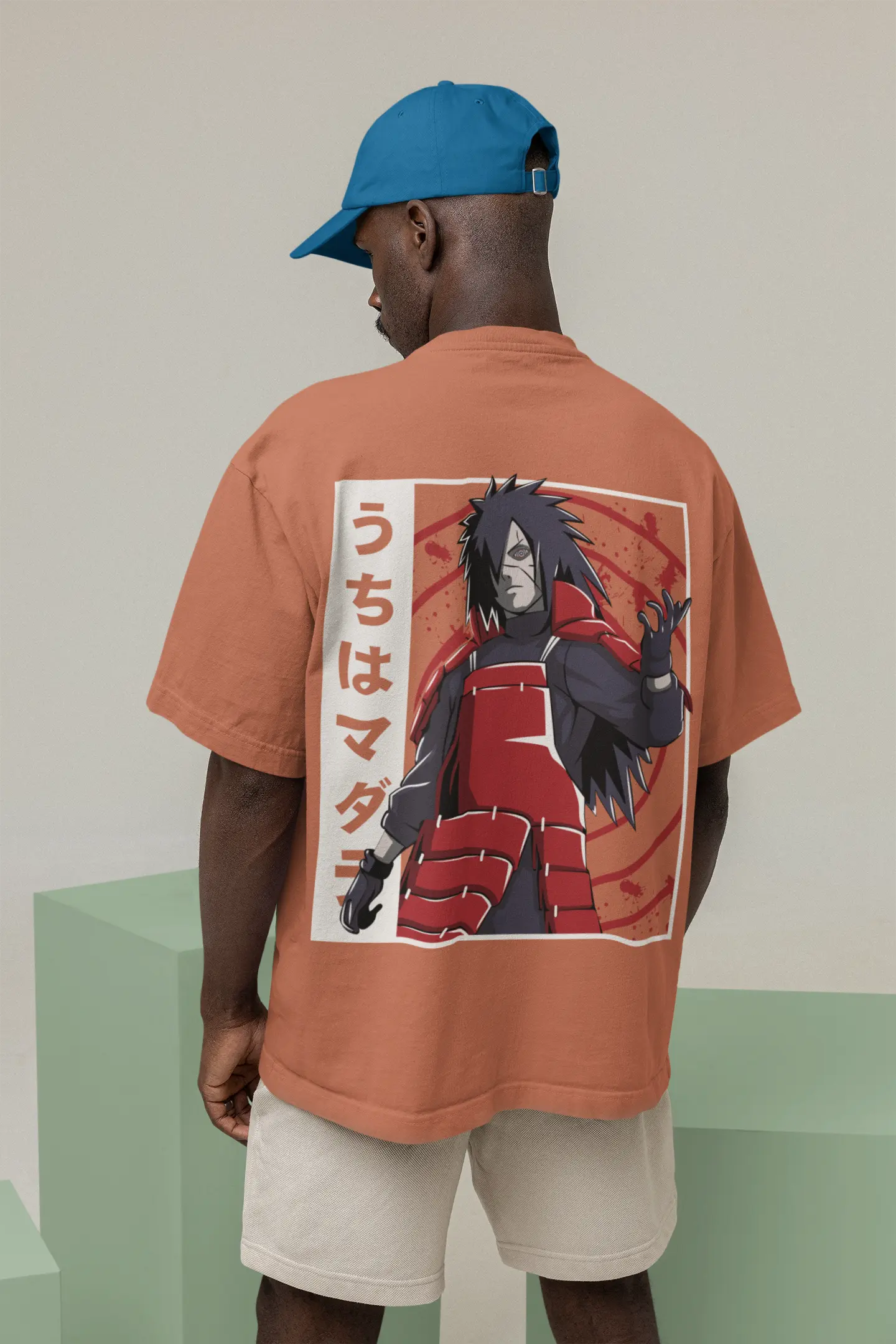 Naruto Coral Oversized T-Shirt - Image 2