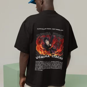 Gaara of the Sand - Desert Guardian Black Oversized T-Shirt