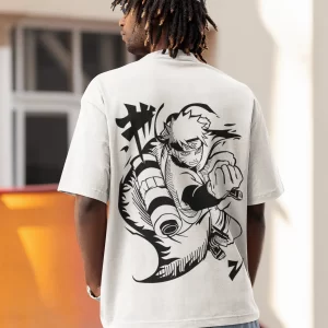 Rock Lee - The Hard Worker White Oversized T-Shirt