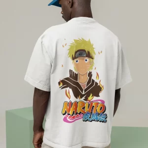 Naruto Uzumaki - Believe It White Oversized T-Shirt