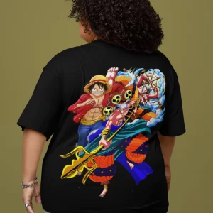 Monkey D Luffy 4 One Piece Anime Series Oversized T-Shirt