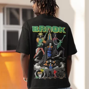 Brook 3 One Piece Anime Series Oversized T-Shirt