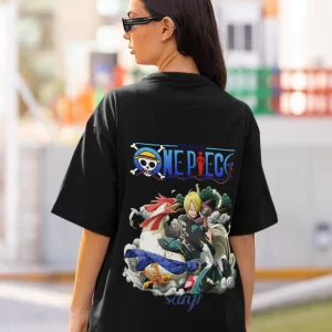 Sanji 14 One Piece Anime Series Oversized T-Shirt