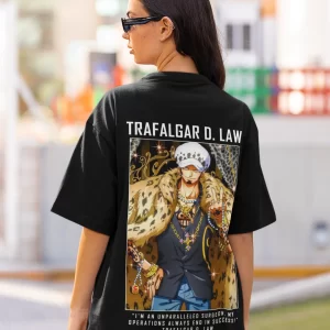 Trafalgar D Law 2 One Piece Anime Series Oversized T-Shirt