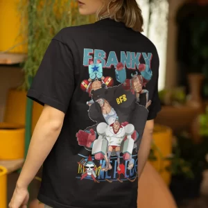 Franky 5 One Piece Anime Series Oversized T Shirt