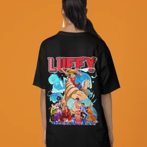 Luffy Character One Piece Anime Series Oversized T-Shirt
