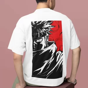 Shikamaru Nara White Oversized T-Shirt