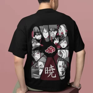 Tenten Black Oversized T-Shirt