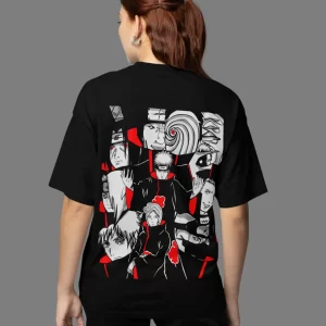 Sakura Haruno Black Oversized T-Shirt