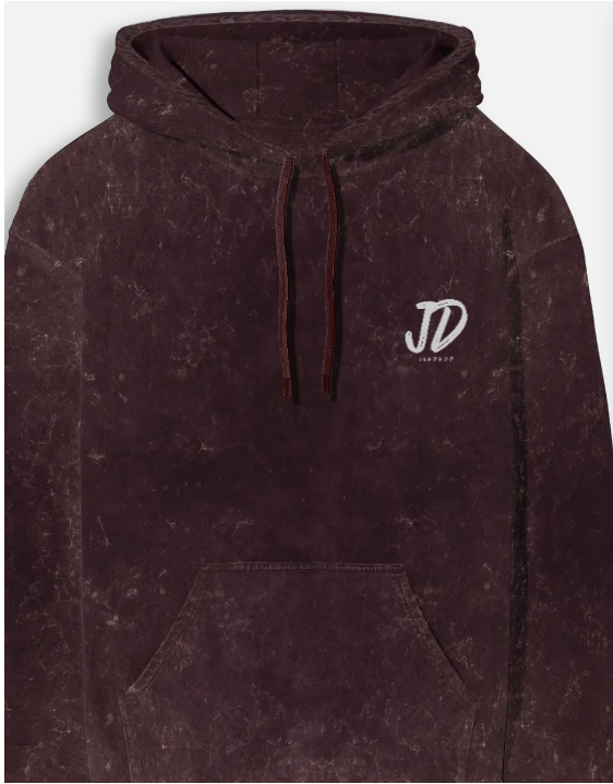 JawDrop Urban Evolution: The Winged Frog Acid Wash Hoodie - Image 4